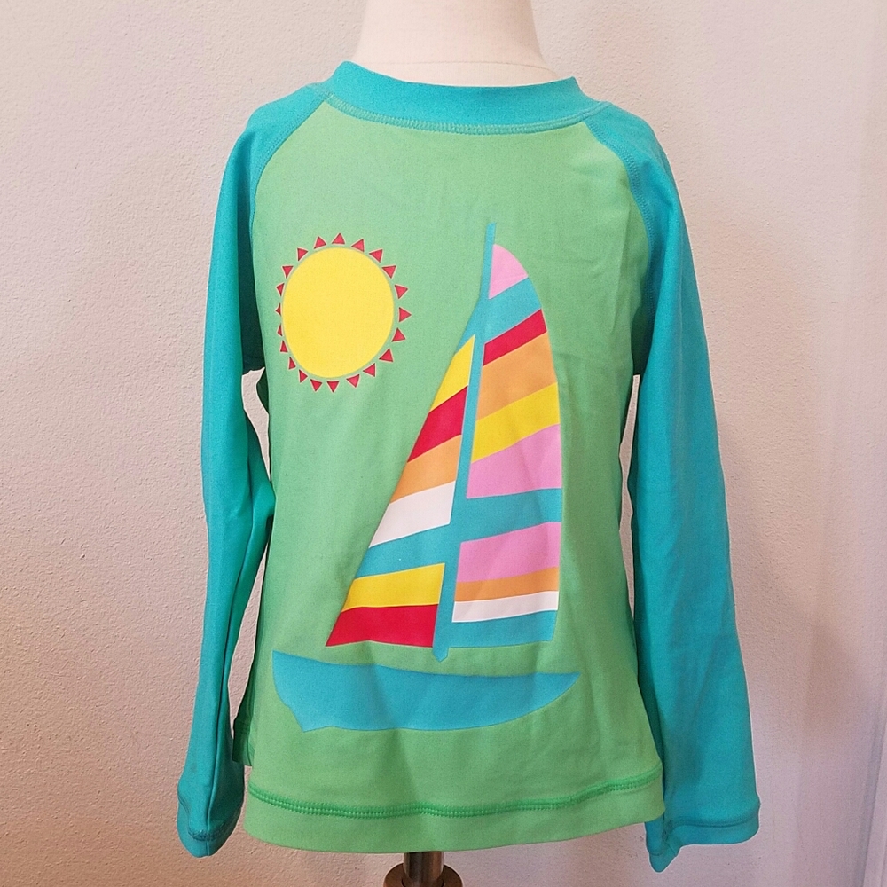 Hanna Andersson Sunblock Rash Guard sz 100 (4)